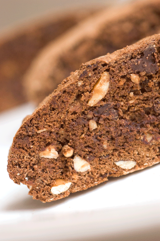 Chocolate Hazelnut Biscotti