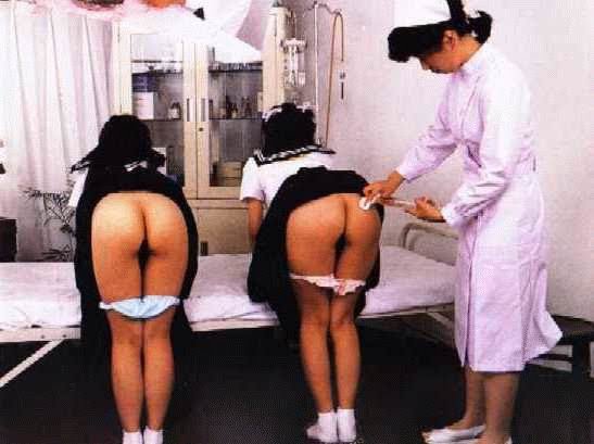 Injection in female butt porno