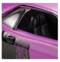 Marks Diecast M2 Machines Drivers Release 2 1971 Plymouth Baracuda in Primer Purple 383 Billboard Stripes