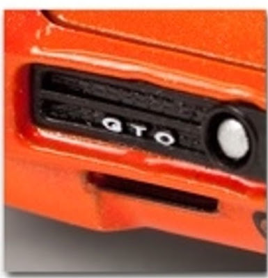 Marks-Diecast-1969 Pontiac GTO Judge Metallic Hugger Orange