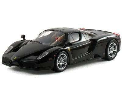 HotWheels Elite No. P-9936 Ferrari Enzo CHASE Car Bright Black