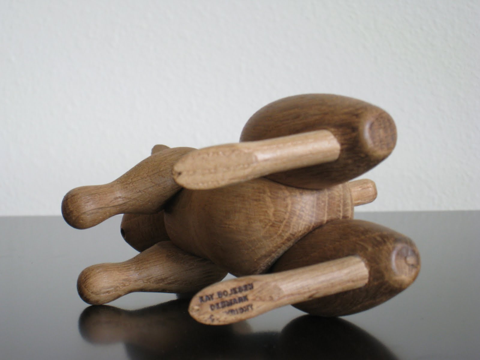 The Thrifter Kay Bojesen Oak Rabbit from S. Christian of