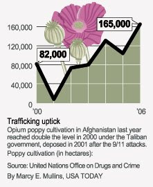 produzione oppio in afghanistan