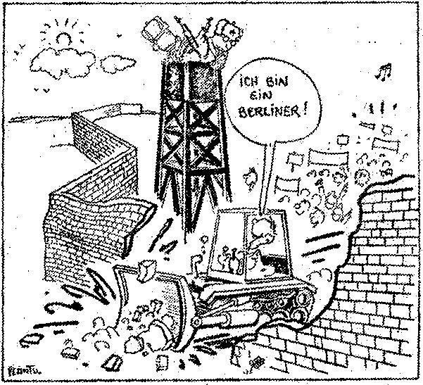 Holy Disorder "Ich bin ein Berliner" as seen by Plantu