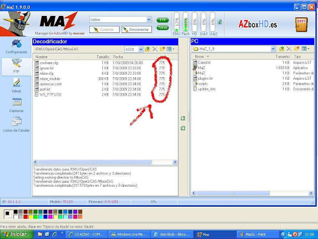 Como configurar CS no Azbox Elite via Mbox. -030