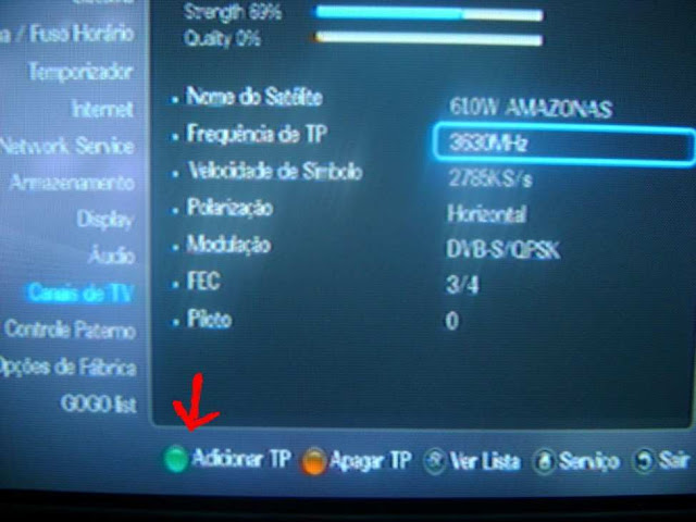 Como configurar CS no Azbox Elite via Mbox. -038