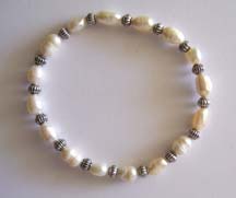 7.5" Baroque Pearl Bracelet $25.00