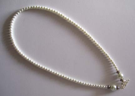 18" Pearl Necklace $40.00