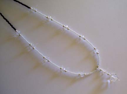 18" Clear Swarovski Crystal Pendant Necklace $40.00