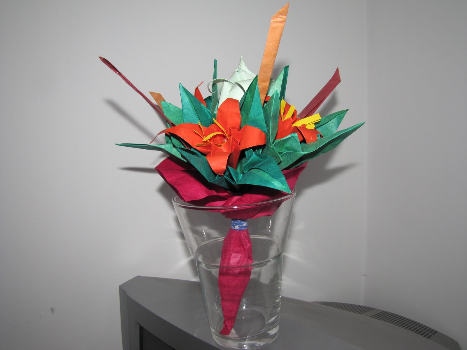 Palatul de Hârtie origami ikebana