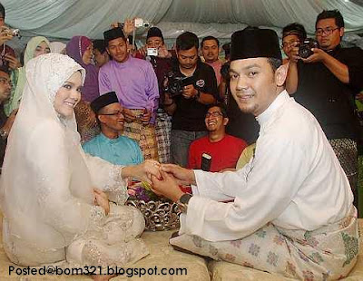 Gambar Pernikahan Aida (Gadis Melayu) Dan Saiful Nizam (TV3)