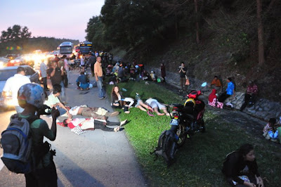 Kemalangan Ngeri 10.10.10 Tragedi di Tol Simpang Ampat plaza tol plus km 223