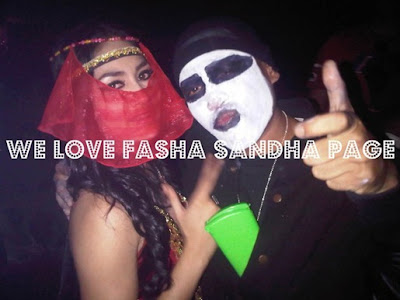 Gambar Fasha Sandha Di Parti Halloween