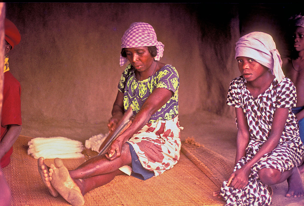 carding raw cotton - Sokurella