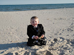 Austin loved the beach!