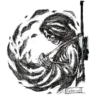 grim reaper tattoo drawing grim reaper tattoo drawing