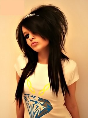 scene hairstyles for girls with long. Long Scene Hairstyles