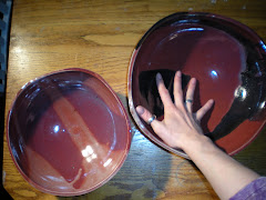 Red Serving Bowls