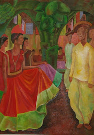 Rivera en Fiesta Tehuana