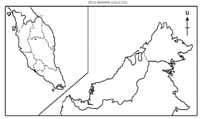 PENCINTA GEOGRAFI: peta kosong malaysia