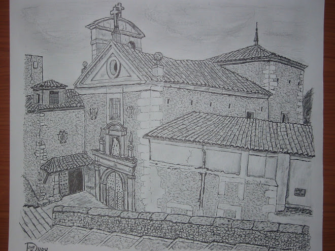 Plumilla "Convento las Carmelitas" (Cuenca) 23x32 cm