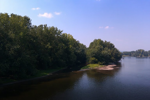 View of the Connecticut River from the Norwottuck Rail Trail