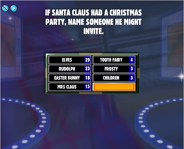 Facebook Family Feud Cheats: If Santa Claus had a Christmas party, name someone he might invite.