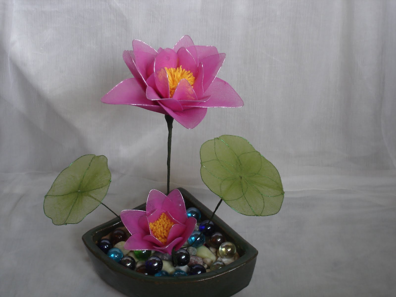 Krithi creations Stocking flowers lotus