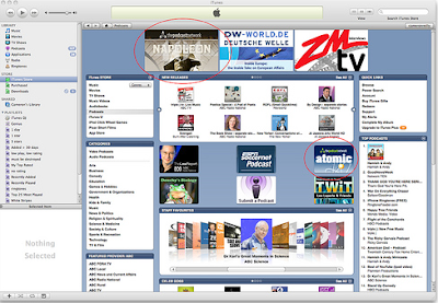 Atomic Show Logo Seen On iTunes Screen (That is a Pretty Big Deal for Me.) 1