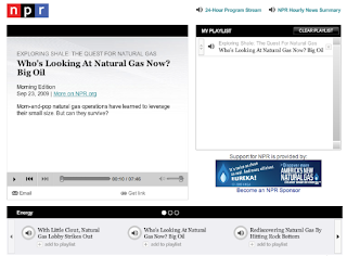 NPR Focuses on The Little Guys Who Bring You Domestic Natural Gas 2