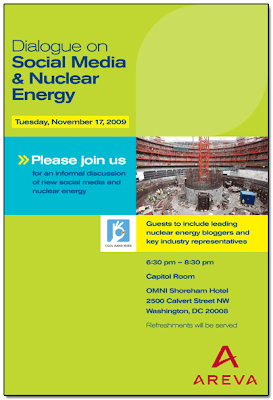 Nuclear Energy Bloggers and Other Interested People Will be Meeting In DC on November 17 1