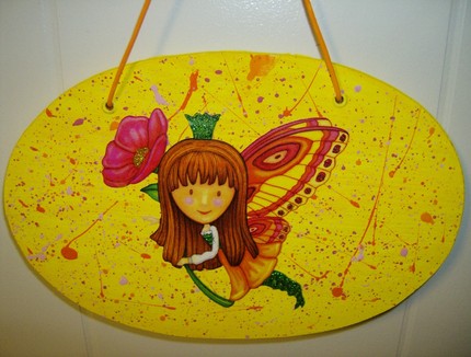 Fairy Butterfly Wall Plaque