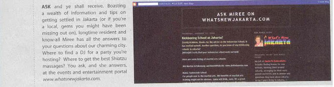 Jakarta post Weekender Magazine publish on 22th February 2008