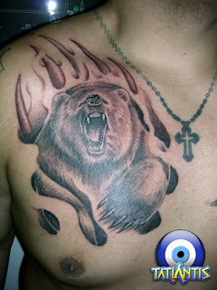 Masculine Chest Tattoos for Men