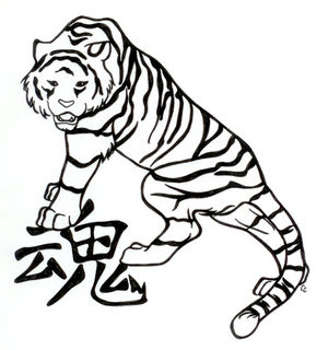 tiger tattoos, tattooing