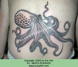 octopus realistic animal tattoo art