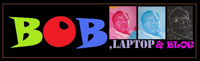 Bob, Laptop & Blog (",)