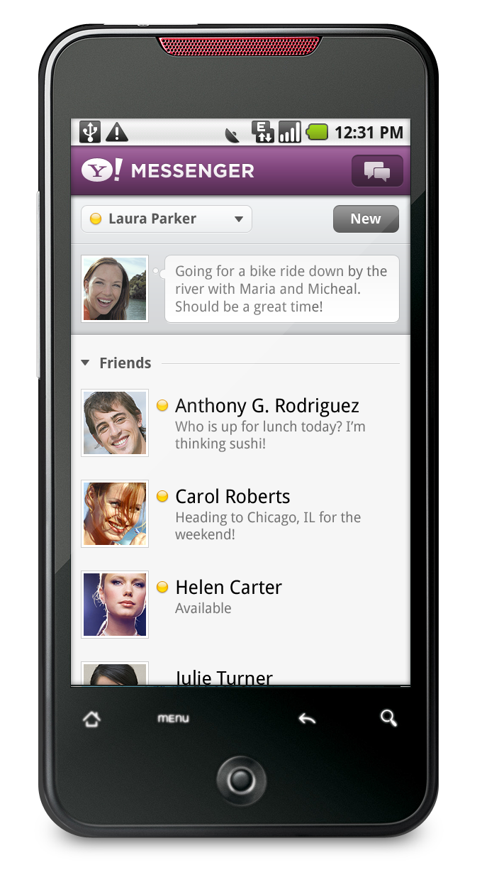 yahoo messenger free download for android