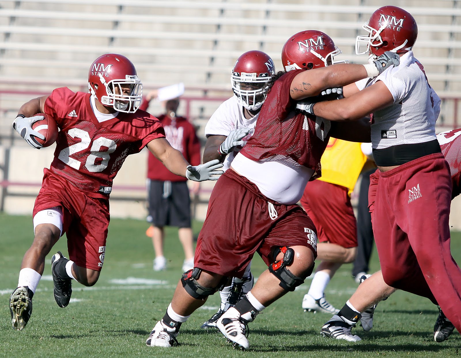 NMSU Spring Football Practice