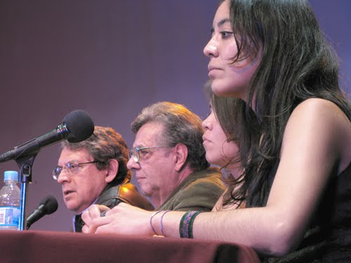 Liliana García, Alberto Hijar, Carlos Montemayor