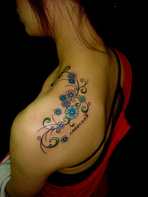 Best Cute Flower Tattoo Designs for Women flower tattoo