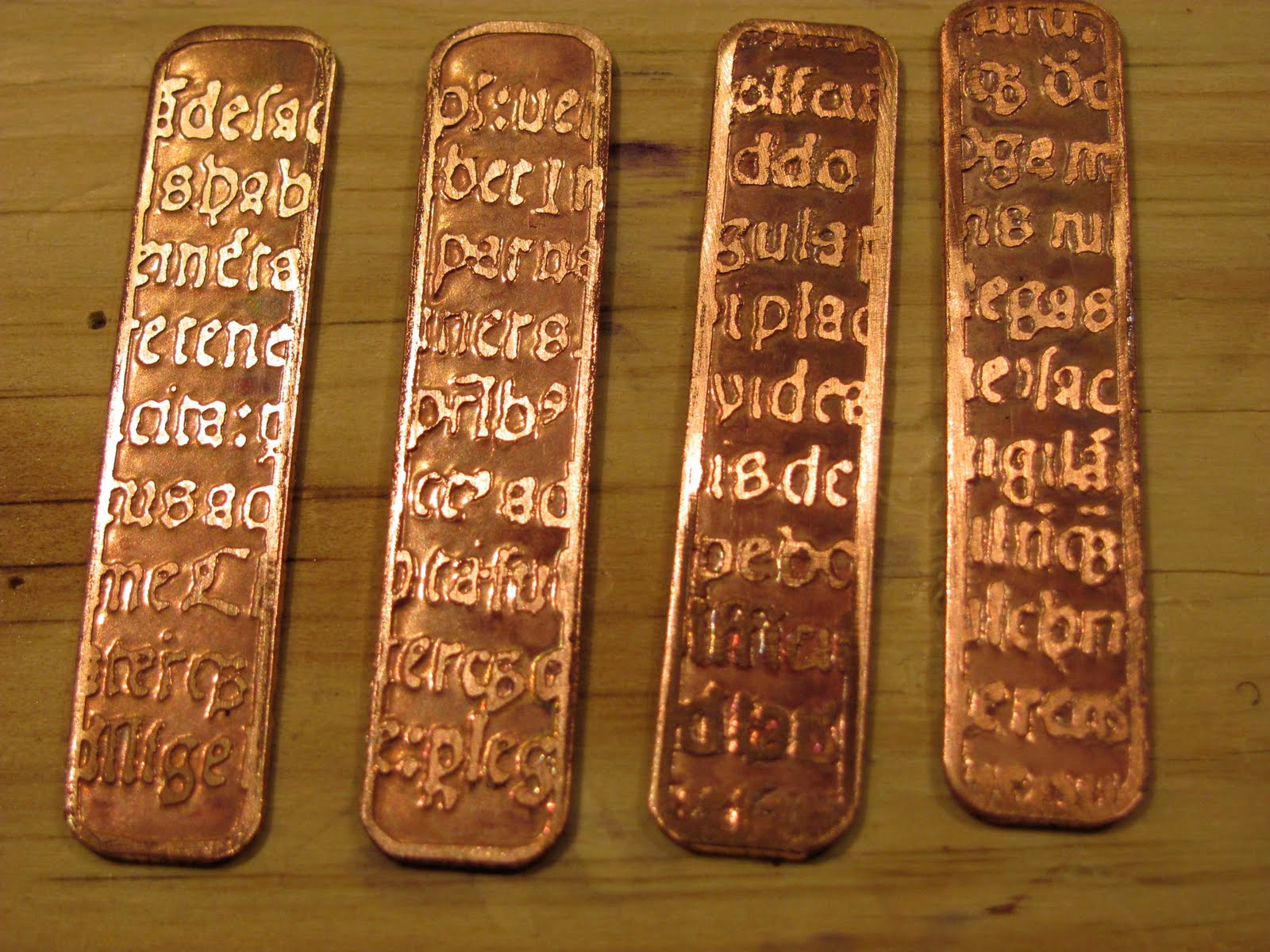 Cristina Leonard Artisan Jewelry ETCHED WORDS
