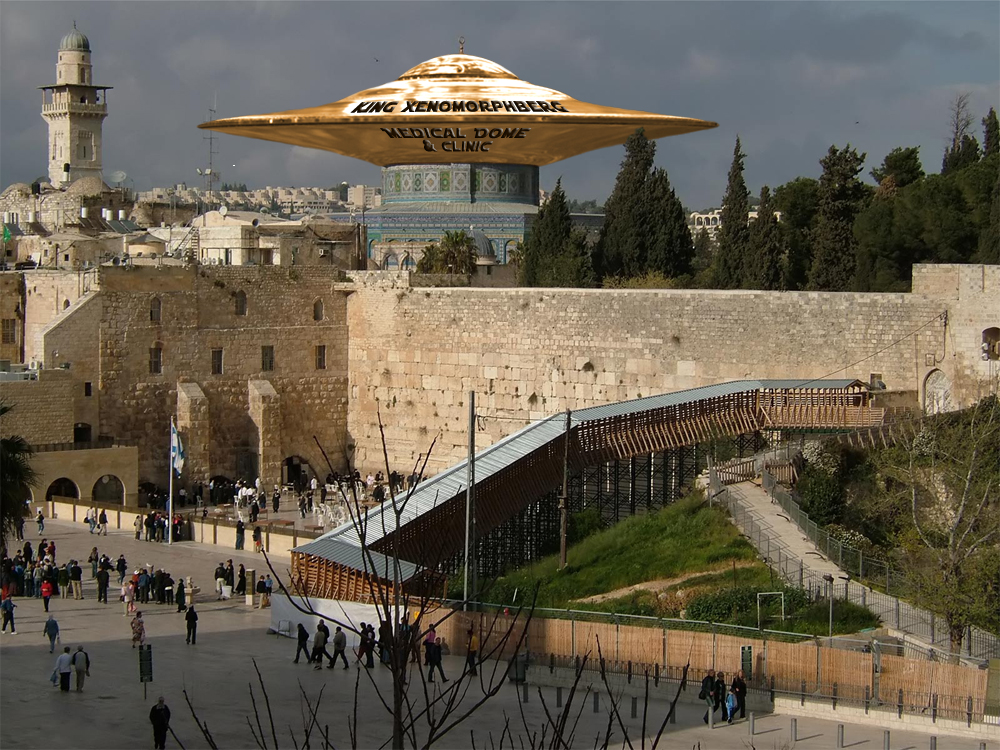 UFO over Jerusalem