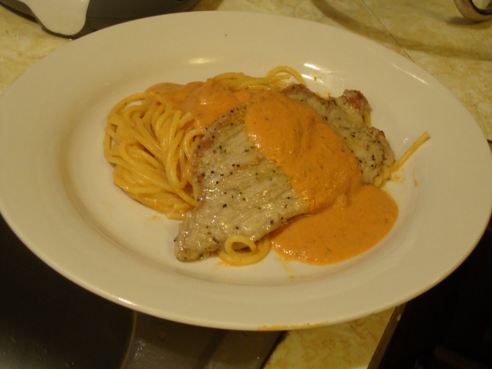 Making Out With Ingredients Veal Scallopini with Vodka Sauce