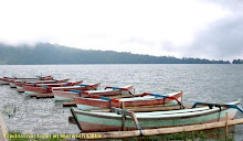 Traditional Boat at Beratan Lake