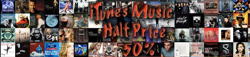 iTunes Music Half Price