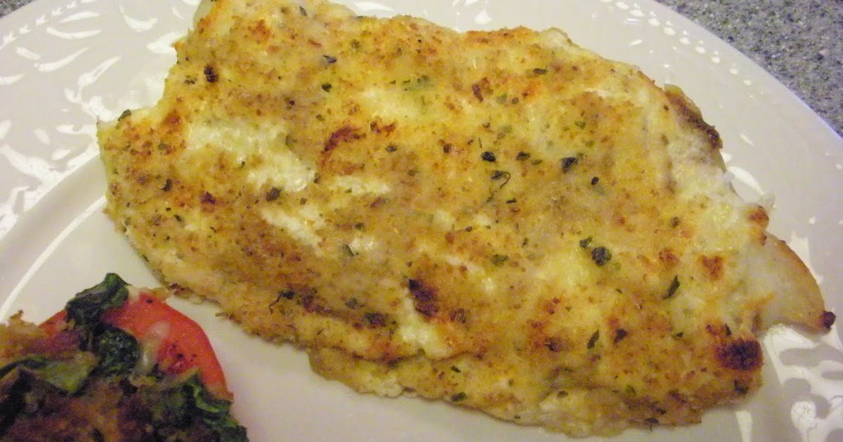 NOT A REAL HOUSEWIFE Baked Fish w/ ParmesanSour Cream Sauce