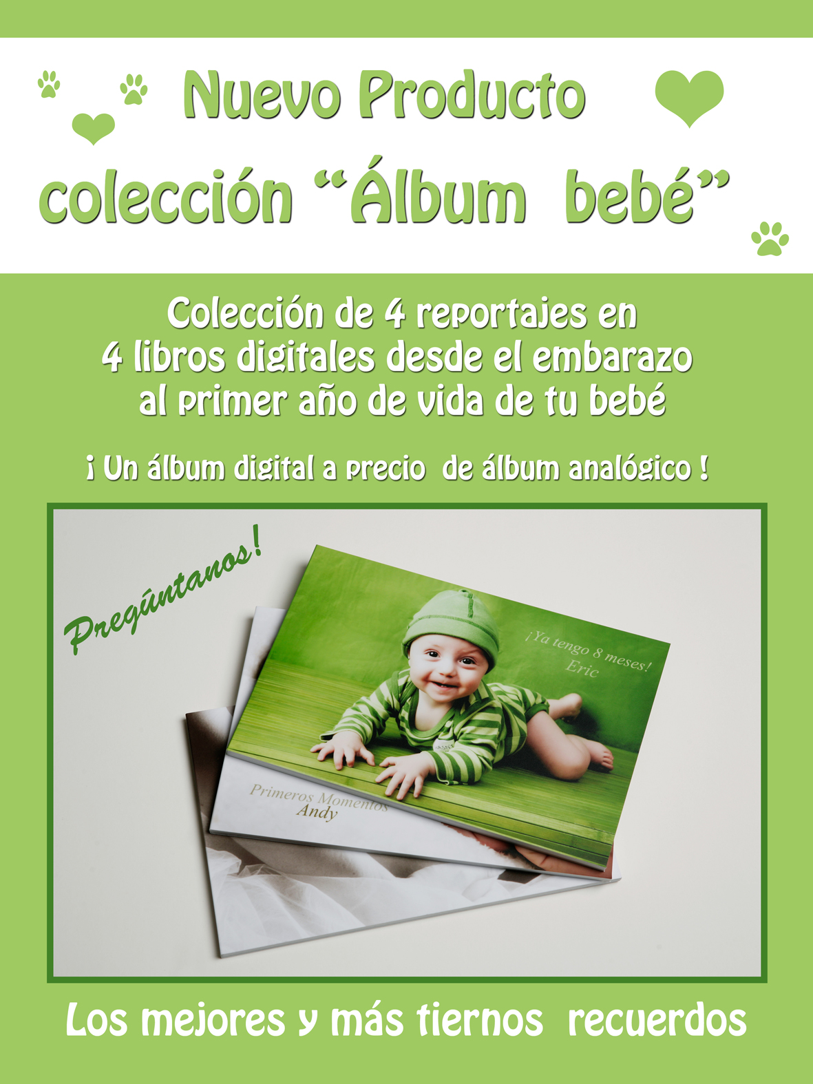 Kreafotografía Jose L. Palomeque + Conchi Bellido Álbum Bebé II