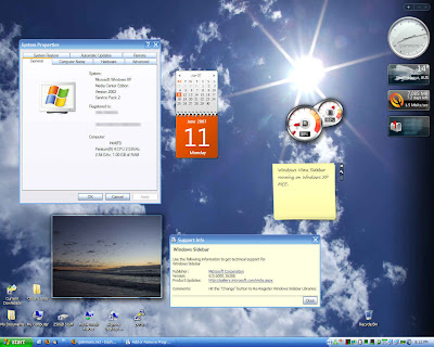 vista sidebar in xp Vista Sidebar, Original adaptado para o Windows XP!