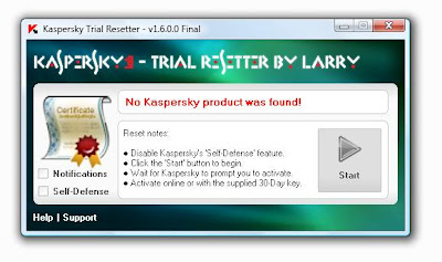 2qjkoxy Kaspersky Trial Resetter v1.6.0.0   Final   2009